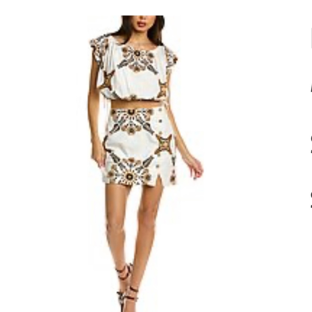 Free People Sardinia Sun Mini Dress